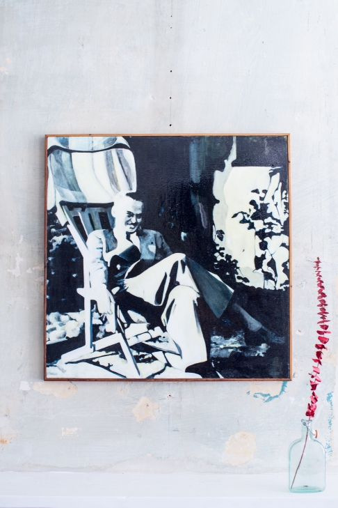 24 by Saegan Swanson | Acrylic and Charcoal on Canvas 24